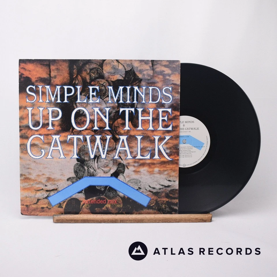 Simple Minds Up On The Catwalk 12" Single Vinyl Record VS661-12 Virgin - VG+/VG+ - Image 2 of 4