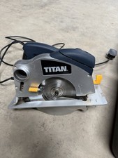 Titan 1400W Circular Saw 7¼" Laser Guide Wood Saw With Case