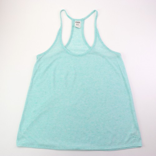 Victoria's Secret Pink Women's Teal Sleepwear Tank Top Camisole Racerback XSmall