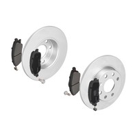 f.becker Bremsscheiben Ø240MM + BremsbelÄGe Vorne FÜR Opel Corsa C Vauxhall