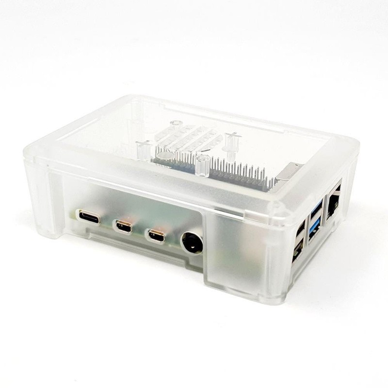 Raspberry Pi 4 Clear Modular Case