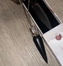 Obsidian Rosy Blush-Dusty Red Shiny Lipstick- La Predire Prestige•Paris MSRP$180