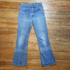 Vintage 70s Levi  s 746 Denim Jeans Size 29x33 Bell Bottom 28x31 Scovill 746-0217