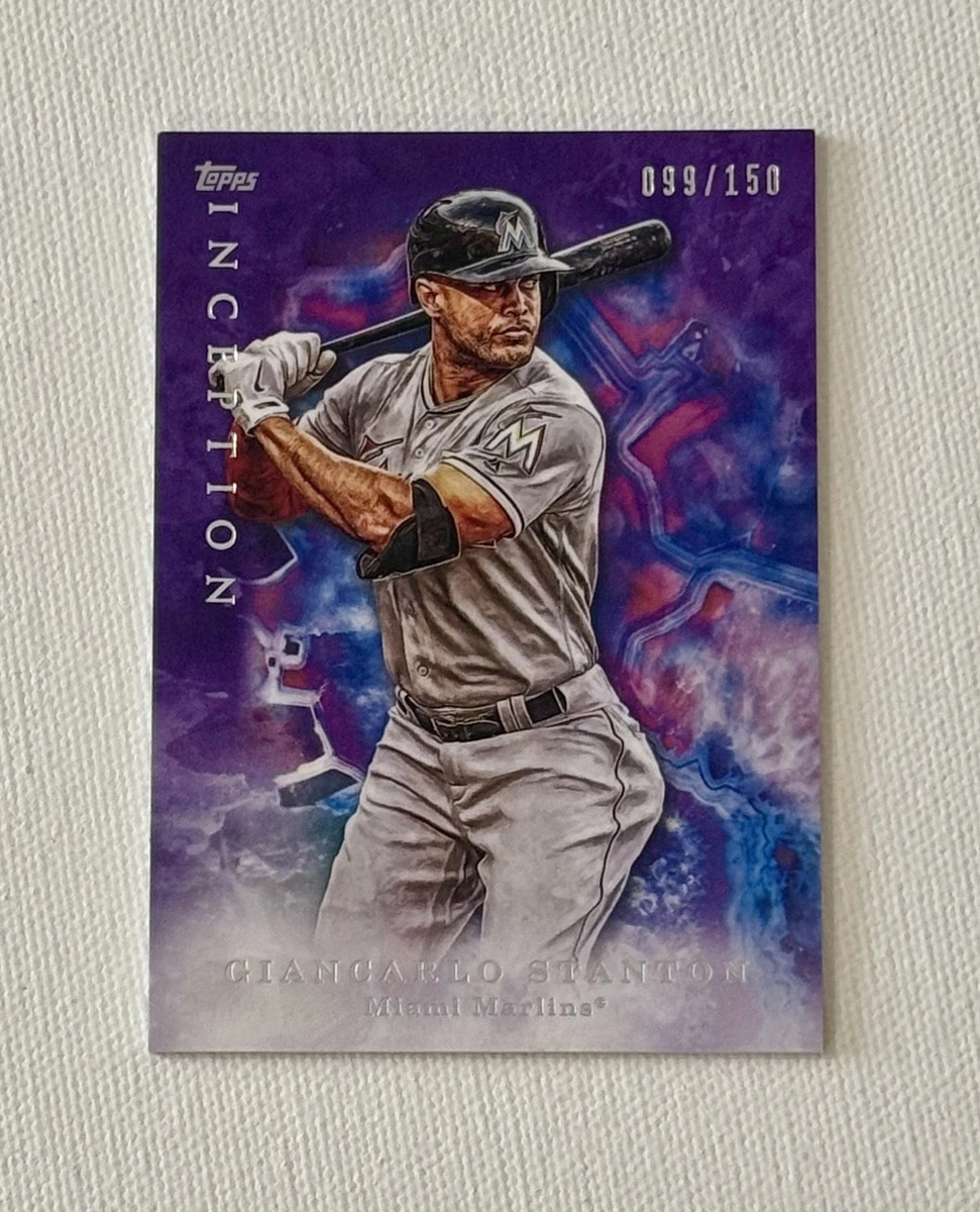 Topps Giancarlo Stanton Baseball 2017 Season Sports Trading Cards