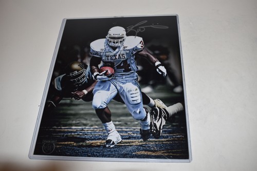 TEXAS #34 RICKY WILLIAMS FOOTBALL AUTOGRAPH PICTURE PANINI VIP (PLS25)