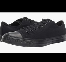 Converse Unisex Chuck Taylor All Star Canvas Low Top - Black/black Men  s 7.5 W 9