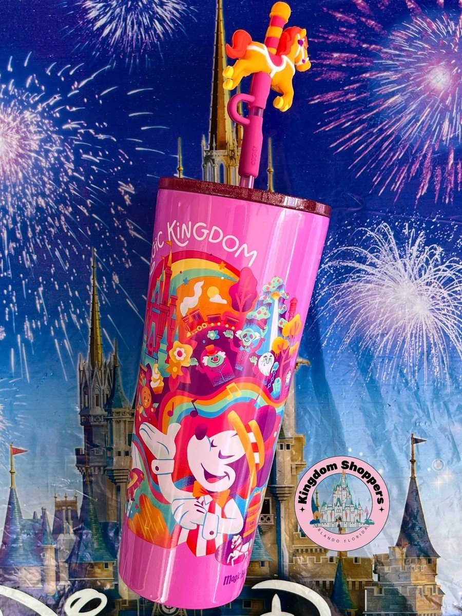 2026 Disney Parks Starbucks Magic Kingdom Carrousel Straw Topper