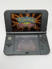 New Nintendo 3DS XL LL Metallic Black Console w/ Charger - USA Seller