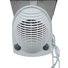 RS Pro Fan Heater Model FH-502 White Electric 2000W Portable Heat Blower