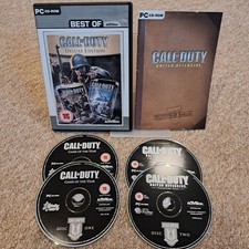 Call of Duty Deluxe Edition PC CD-ROM Videospiel WWII Multiplayer Near Mint
