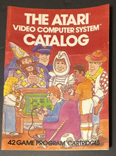 The Atari Video Computer System Catalog Red Cover 1981 CO16725 Book