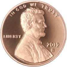 2019 S Lincoln Shield Cent Gem DCam Proof