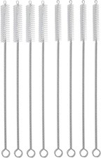 8-Piece Straw Cleaner Brush Set - Flexible, Dishwasher Safe for Tumbler Pipes
