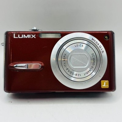 Panasonic LUMIX DMC-FX9 Compact Digital Camera with LEICA Lens Red