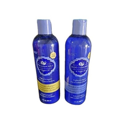 HASK BLONDE CARE SHAMPOO & CONDITIONER SET NEW  - Purple Toning 