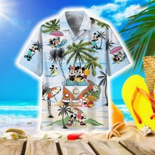 Mickey Mouse Summer Hawaiian Shirt