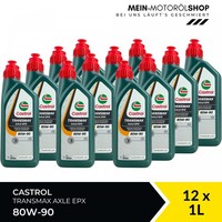 Castrol Transmax Axle EPX 80W-90 ZF TE-ML GL-5 GetriebeöL 12X1 Liter = 12 Liter