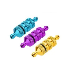 Aluminiumlegierung Kraftstofffilter kompatibel mit für Nitro RC Modellautos 18