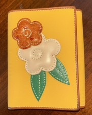 Portafoglio BRIC’S nuovo made in Italy impermeabile floreale autentico