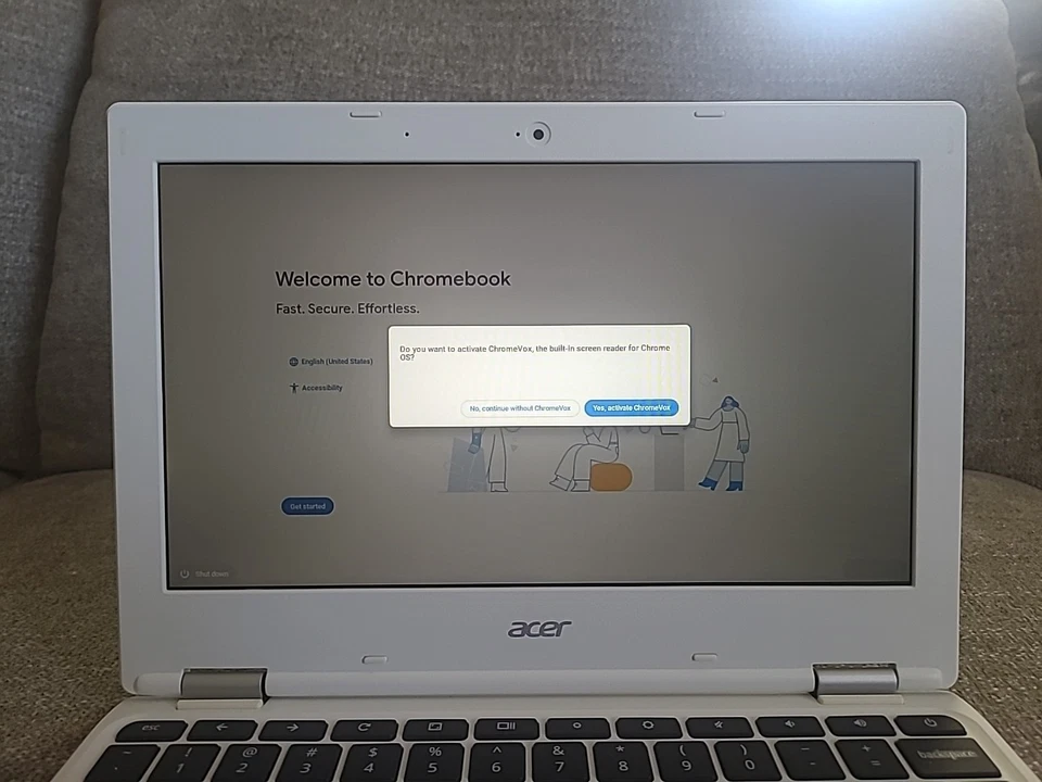 ACER Chromebook 11 CB3-131 N15Q10 Dual Celeron N2840 2.16GHz 11.5" 16GB SSD 2GB - Image 4 of 4