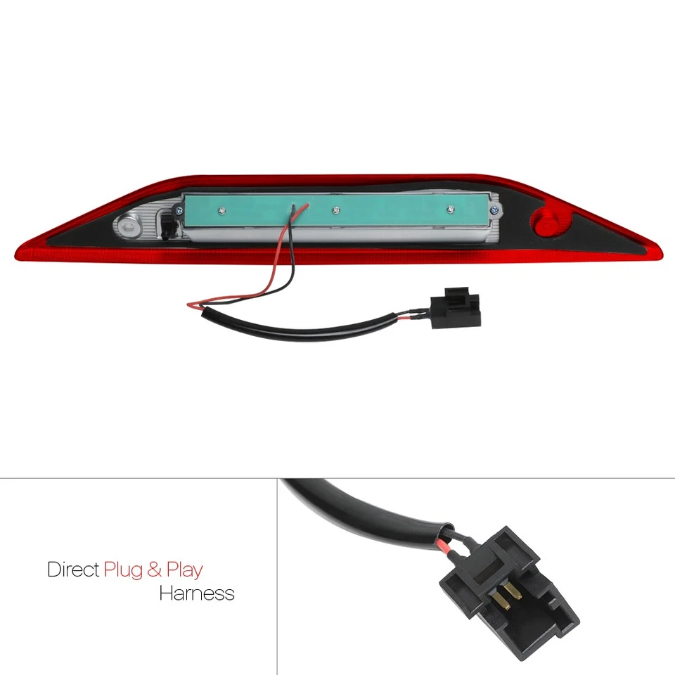 Se adapta a Freestyle 2005-2009 [cromo/rojo] tercera luz de freno LED con boquilla de lavadora Foto 4 de 4