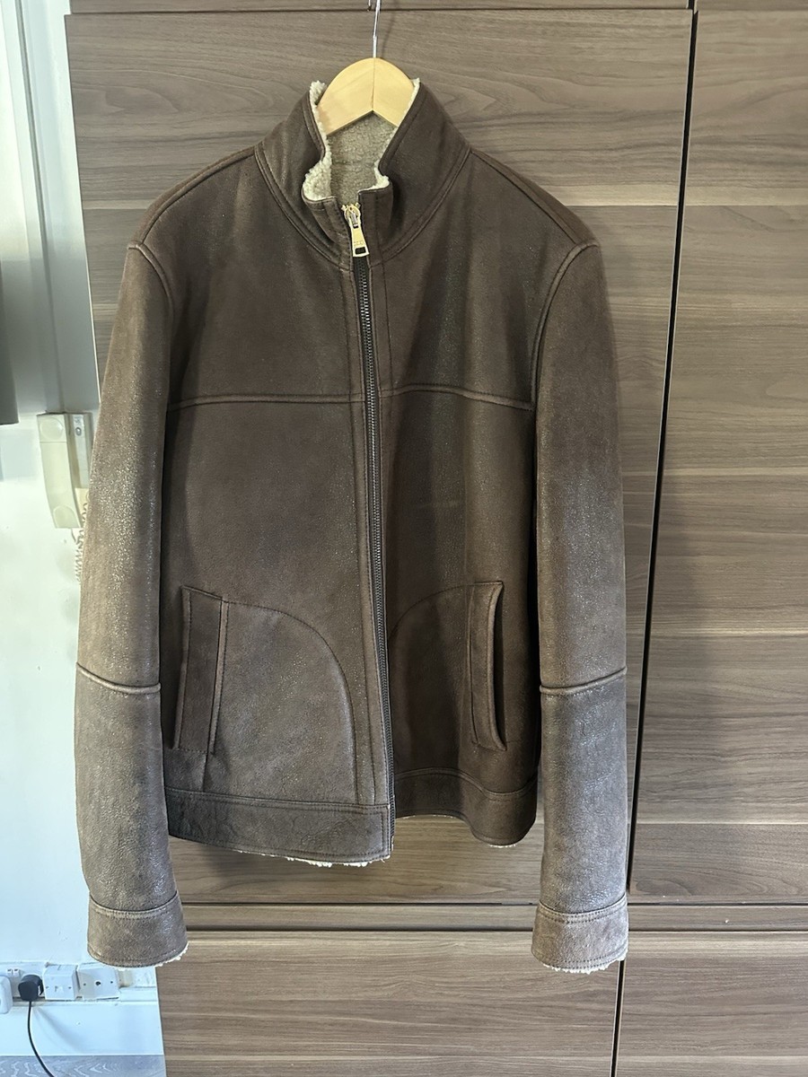 ジャケット・アウター 06AW DOLCE&GABBANA leather flight jacket Dolce & Gabbana Special Piece Brown Leather/moleskin Flying Jacket