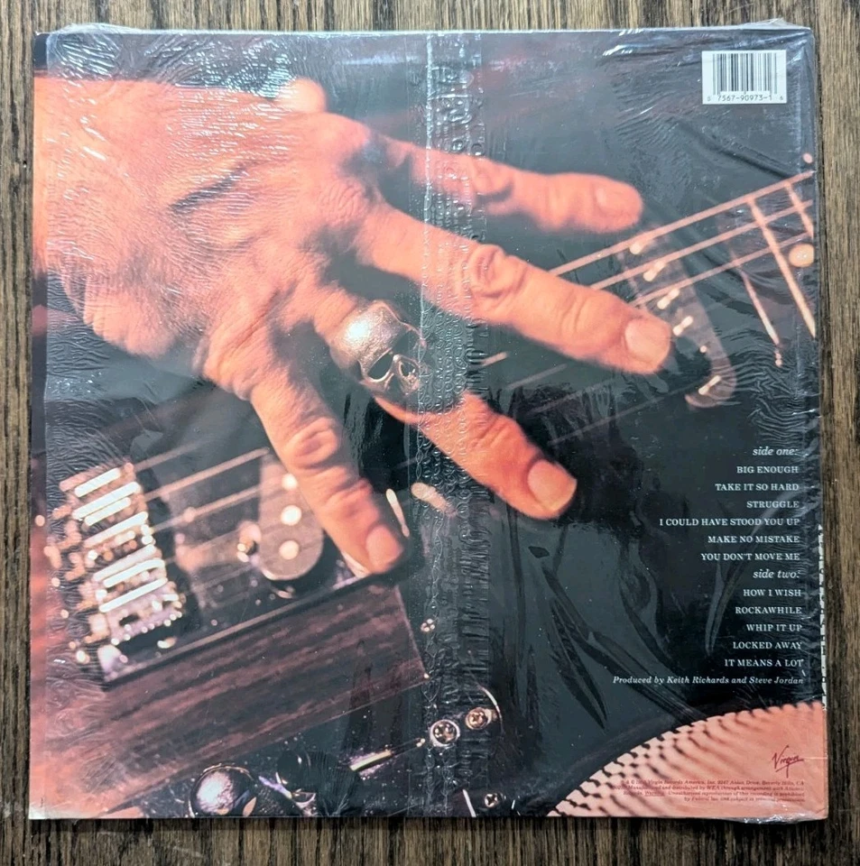 Keith Richards - Talk Is Cheap LP 1988 Virgin vinyl record Rolling Stones - Image 2 of 4