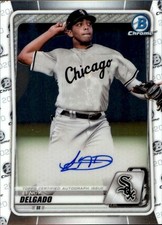 2020 Bowman #CPA-LD Lency Delgado AU White Sox Chrome Prospect Auto