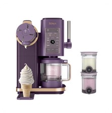 Ninja CREAMi Scoop & Swirl Ice Cream & Soft Serve Maker NEW Raspberry NEW SEALED