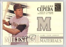 2002 Topps Tribute Milestone Materials Orlando Cepeda #MIM-OC HOF 1h1