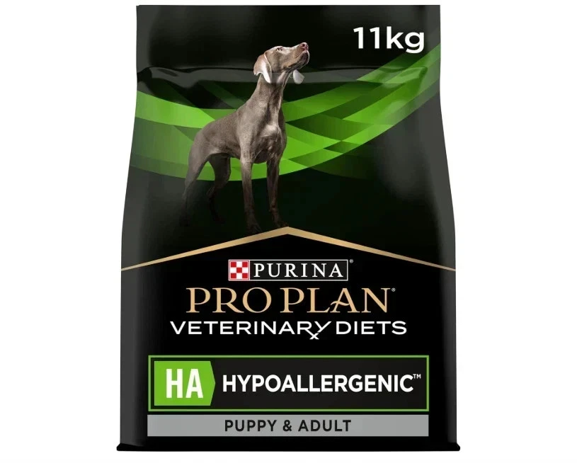 PURINA PRO PLAN Veterinary Diets HA Hypoallergenic-Dry Dog Food, 11 KG New UK