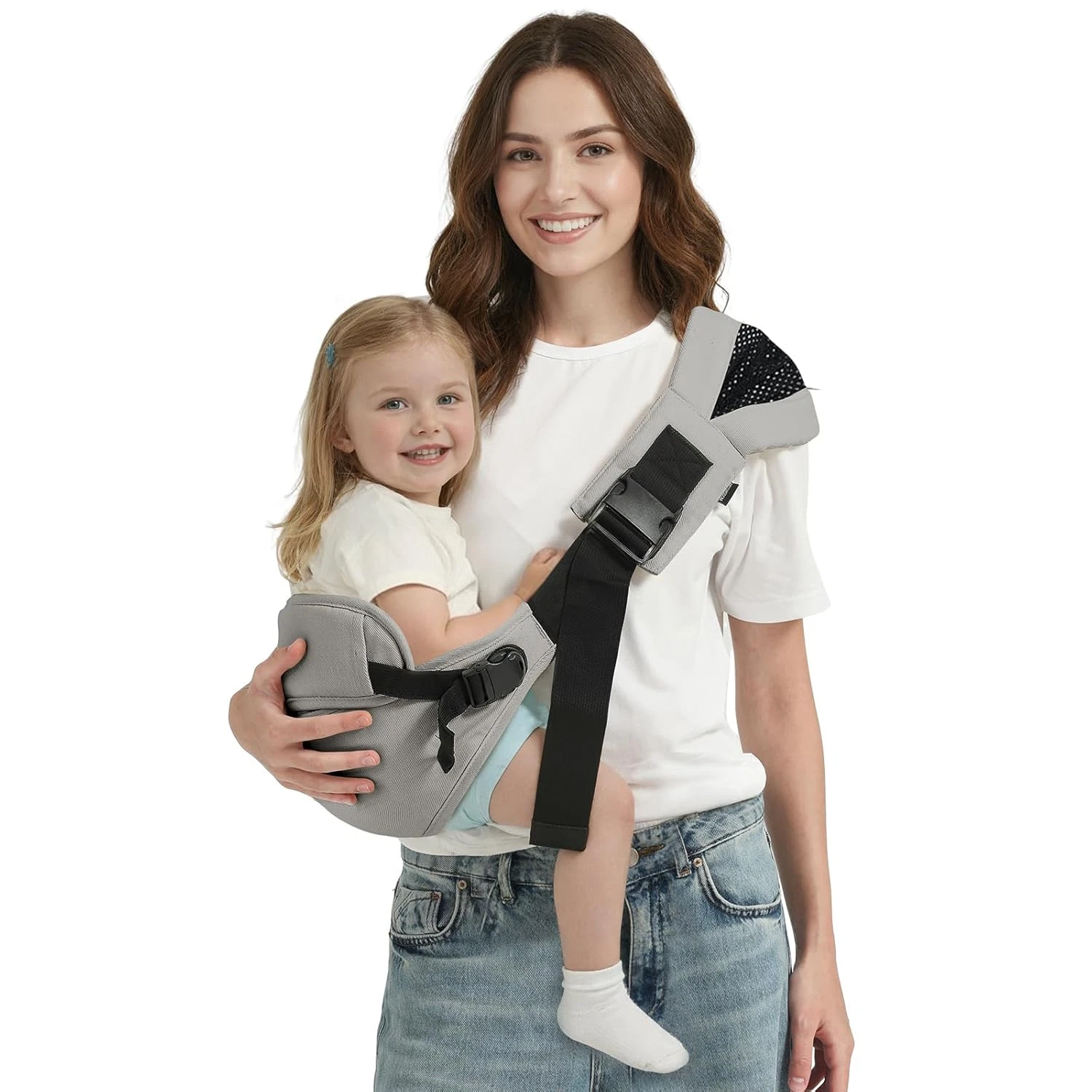 MISSWISDOM Toddler Sling Carrier, Toddler Carrier Sling, Baby Carriers Hip Carri
Opens in a new wind