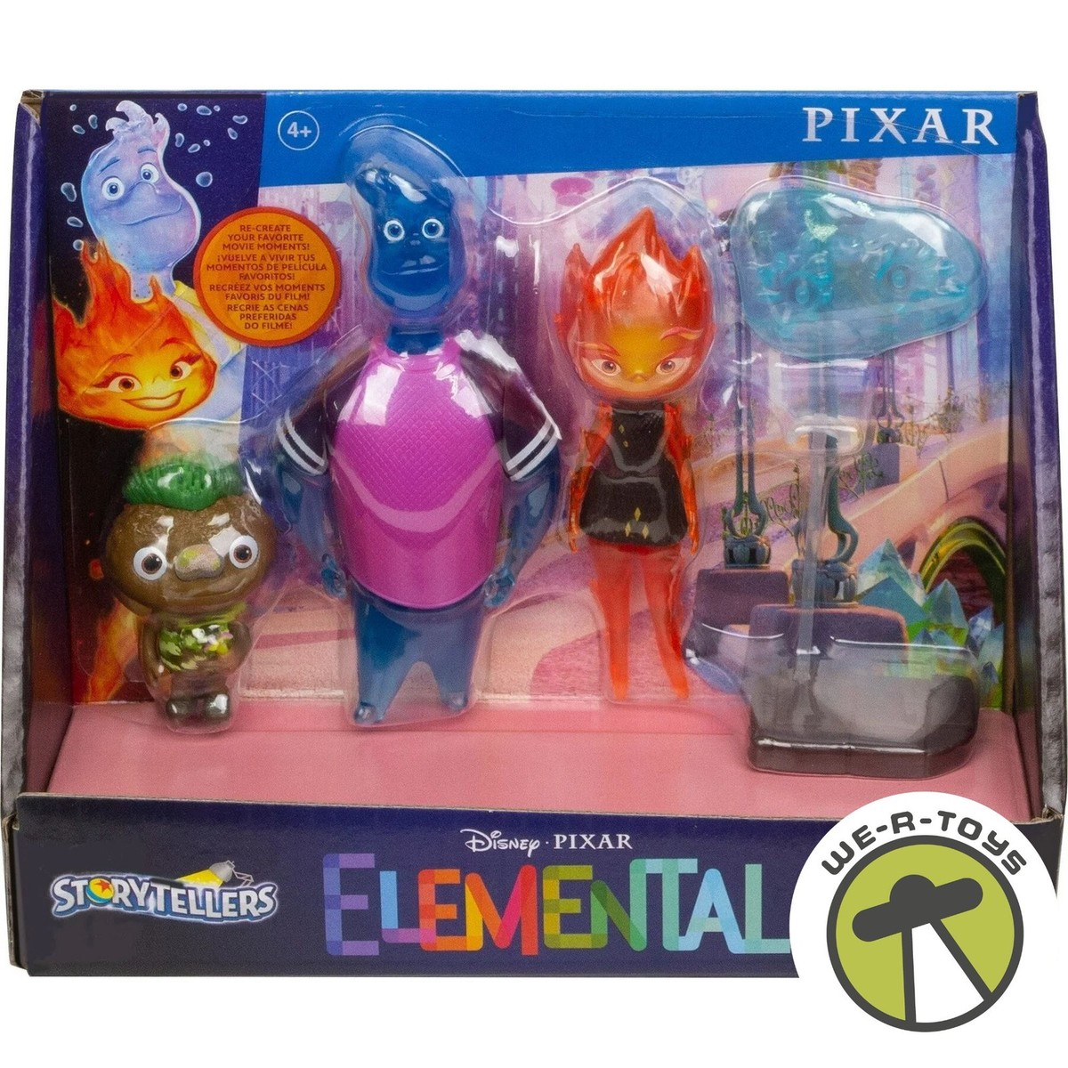 Disney Pixar Elemental Action Figure 3 Pack Mattel | eBay