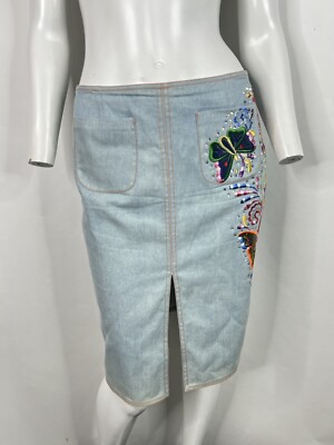 スカート christiandior Galliano denim tight skirt christiandior Galliano denim tight skirt Christian Dior x