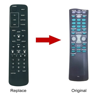 FXVL Replaced Remote Control fit For Sanyo TV AVM3651G DS27510 AVM3259G DS24424