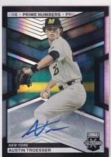 2023 Panini Elite Extra Edition Prime Numbers A Auto #37 Austin Troesser /200
