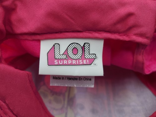 Youth LOL Surprise Doll Outrageous Adjustable Hat Cap Kid Child Girl Black Pink - Picture 11 of 12