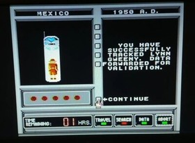 Where in Time is Carmen Sandiego? (Nintendo NES, 1991) Tested/Working. Game Only