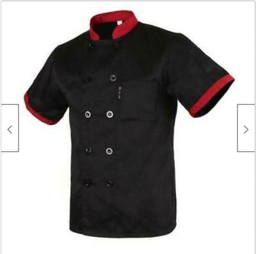 Unisex Chef Jacket Coat Restaurant Hotel Work Uniform Short Mesh Sleeves D99 - Picture 5 of 32