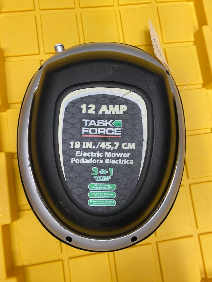 Task force 12 online amp electric mower