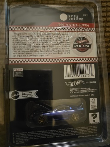 New For 2024 Hot Wheels Collectors Red Line Club '1997 Toyota Supra' Convertable - Picture 16 of 18