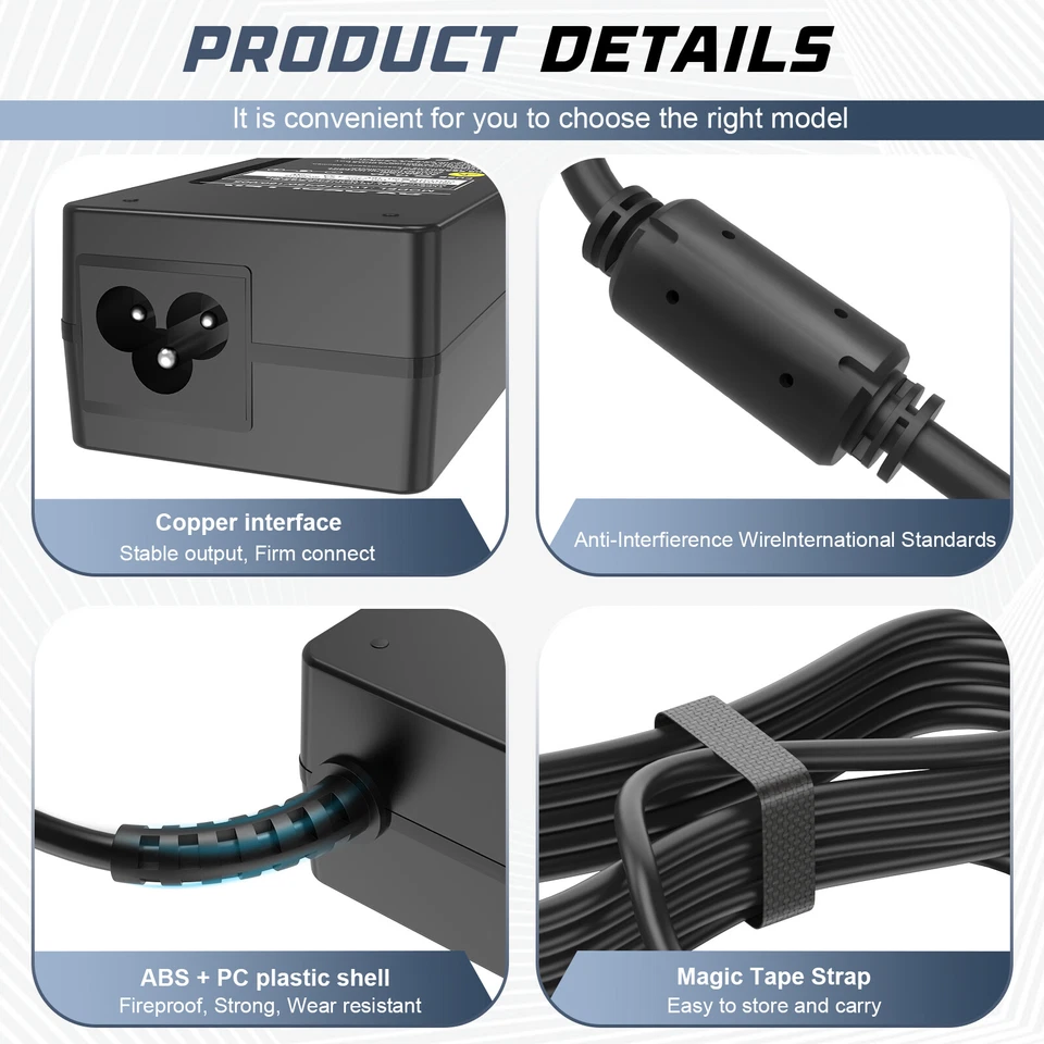 72W 16V 4.5A AC Adapter Charger Cord Power Supply For IBM Lenovo Acer 5.5*2.5mm - Image 3 of 4