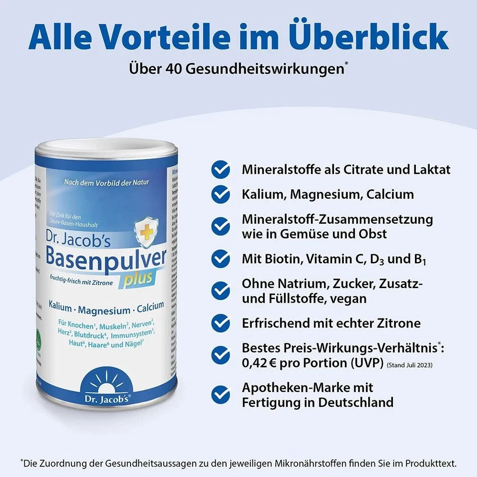 Dr. Jacob´s Basenpulver plus 300g - Bild 2 von 3