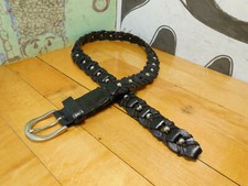 Donna Katz Black Leather Belt Size S