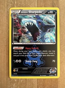Pokémon TCG Team Aqua's Sharpedo Double Crisis 21/34 Holo Holo Rare LP