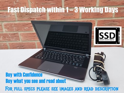 Schnelles Dell Vostro 5470 14'' Zoll HD, 256GB SSD, 4GB RAM, Core i3-4030U Win10Pro