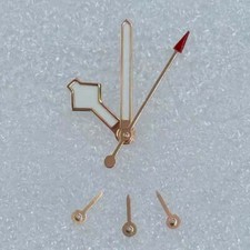Modified Rose Golden Trim Green Luminous 6 Hands Watch Hands for VK63 Movement