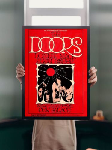 THE DOORS Wall Art Band POSTER PRINT A5-A2 60s Concert Rock Music Bar Club Decor - Picture 1 of 8
