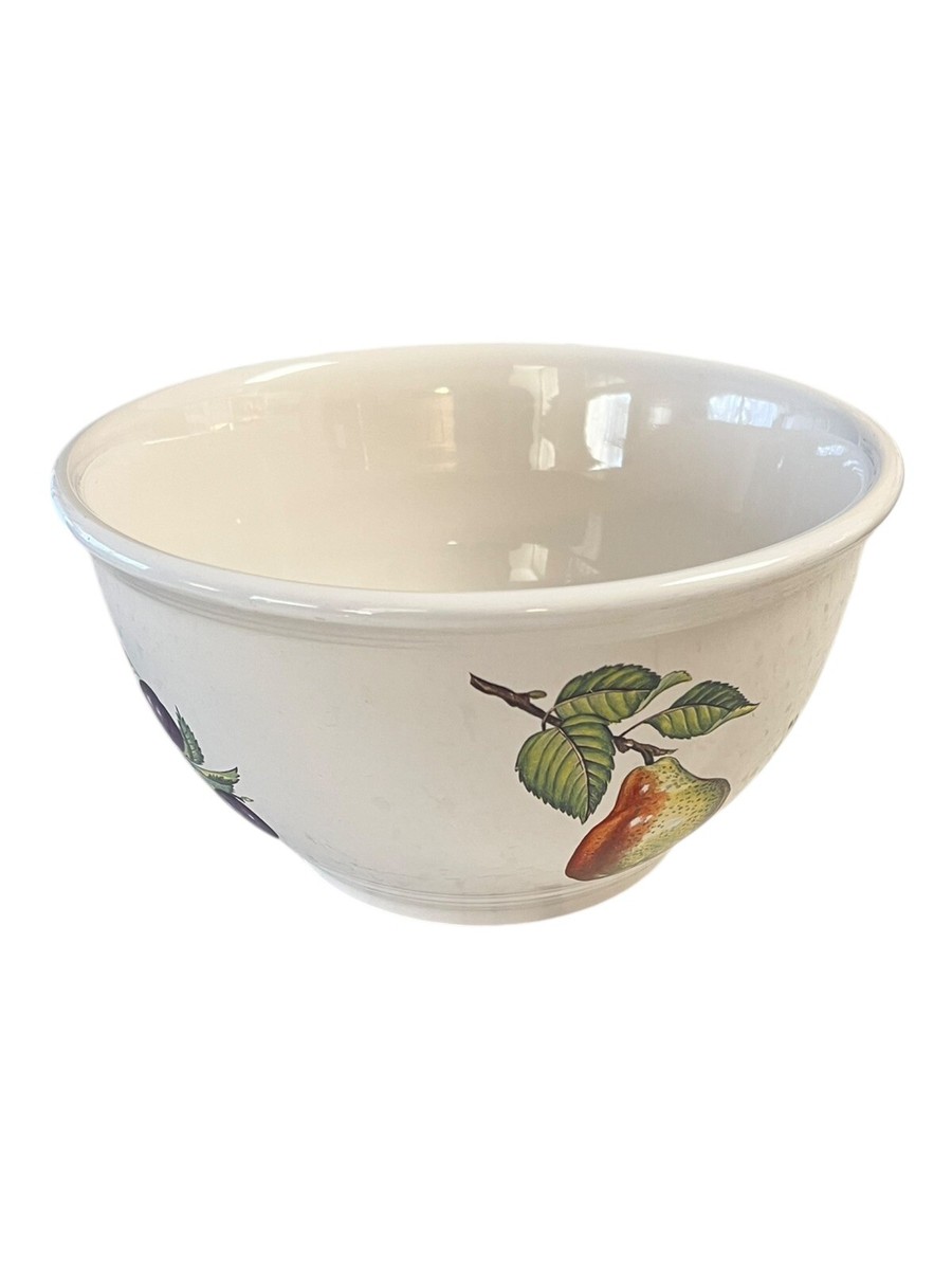 VTG Set Of 3 Cordon Bleu BIA Mixing Nesting Bowls Fruit Flower