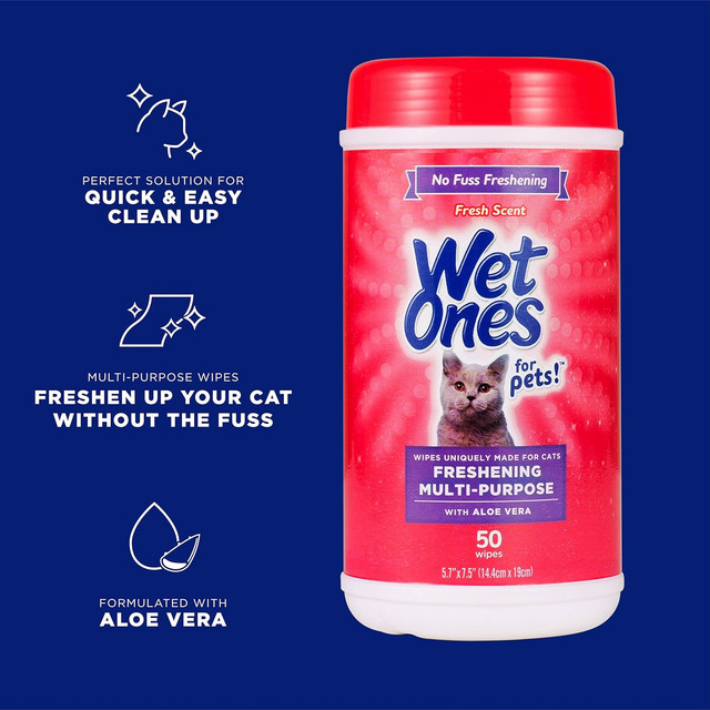 MOKAI Aloe & Oatmeal Grooming Wipes